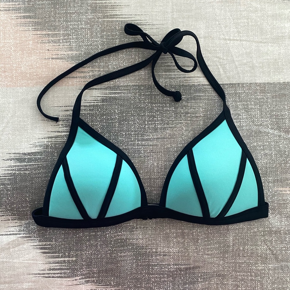 Turquoise Bikini Top